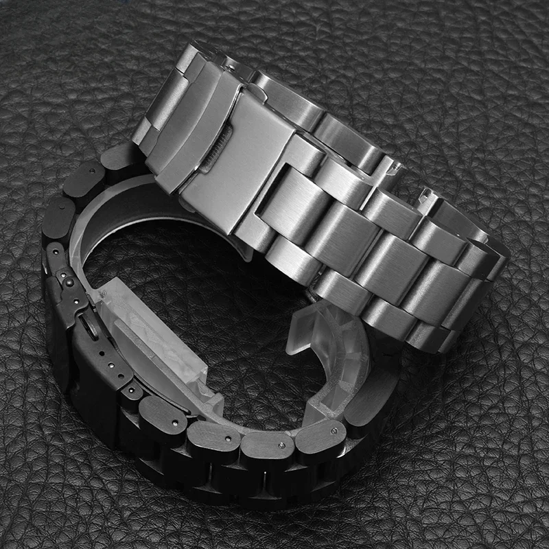 Сплошные аксессуары из нержавеющей стали для Panerai 441 Parnis Diesel Breitling Avengers черный
