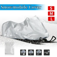 1pc sml size snowmobile cover universal anti uv waterproof dust trailerable sled cover multifunction outdoor motorcyle cover