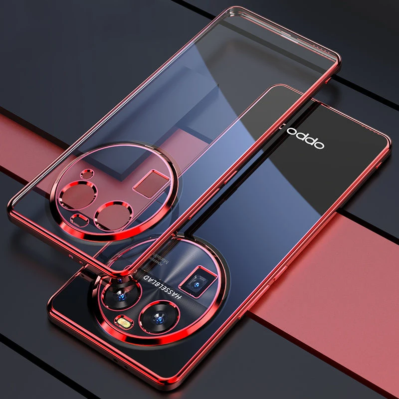 

Electroplating Phone Case for Oppo Find X6 Pro Lens All-inclusive Soft Silicone Shell for OPPO FindX6 X6Pro Protective Cover