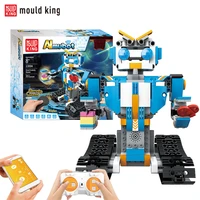 mould king building blocks for child smart robot bricks models with remote control usb charging educational toys for children