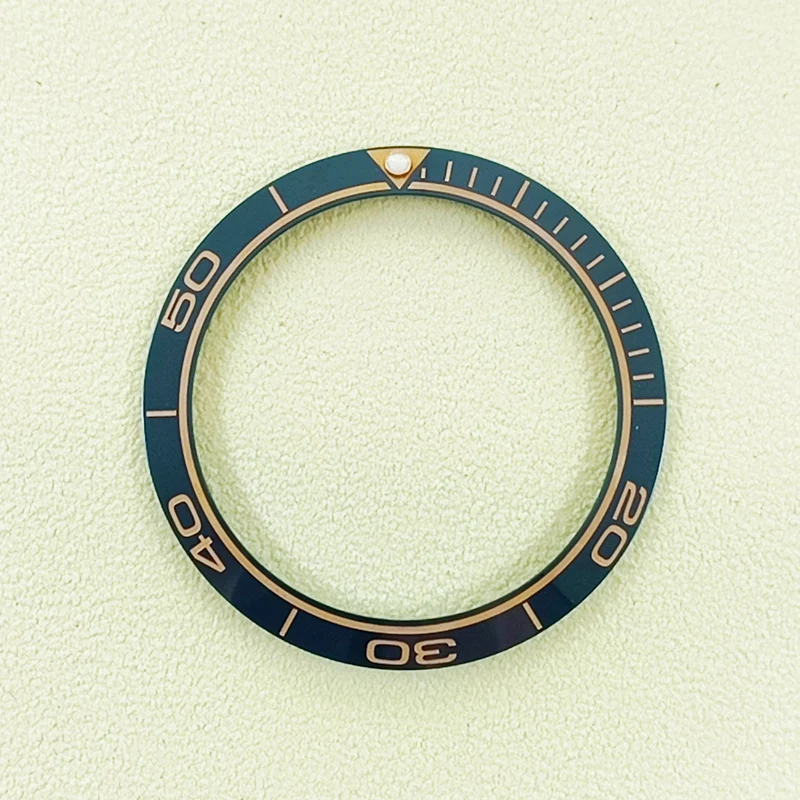 38mmx30.5mm Ceramic Bezel Insert GMT And Diving Watch Insert Fits 40mm Men's Watch Watches Replace Accessories Bezel Inserts