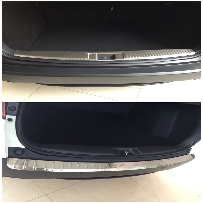 

Накладка на порог заднего бампера для Honda Vezel HRV HR-V 2014-2018, 1 шт., нержавеющая сталь