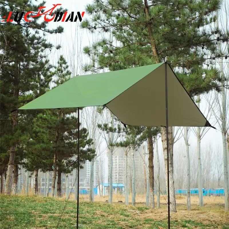 

Rodless Canopy Awning Anti-sunbur Waterproof Canopy Awning Cool Rain-proof Outdoor Camping Tent Fishing Shade Protable