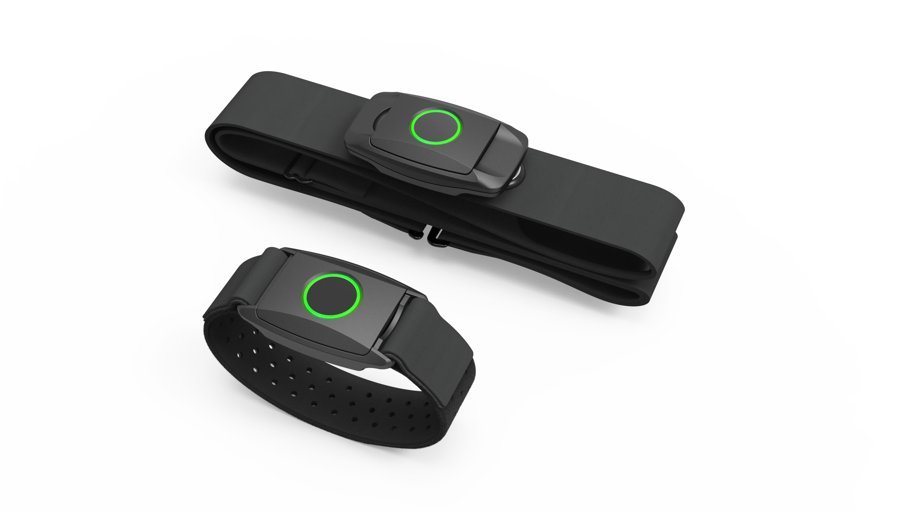 Фото Пульсометр Chileaf CL808 с нагрудным и наручным ремнем, фитнес-трекер CL808 с датчиками ЭКГ/PPG, ANT+, водонепроницаемый IP67, унисекс №1