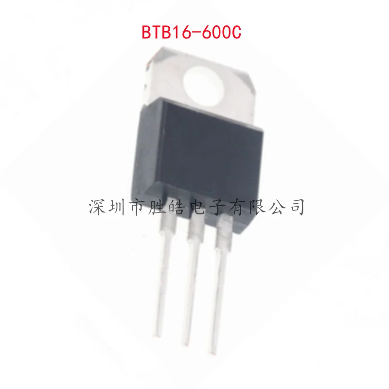 

(10PCS) NEW BTB16-600C 16A 600V Two-Way Silicon Controlled Straight Into The TO-220 Integrated Circuit