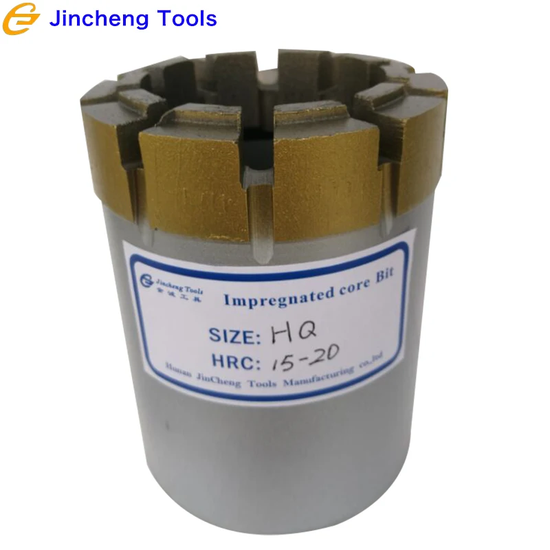 

high quality Vacuum brazed diamond core drill bit HQ