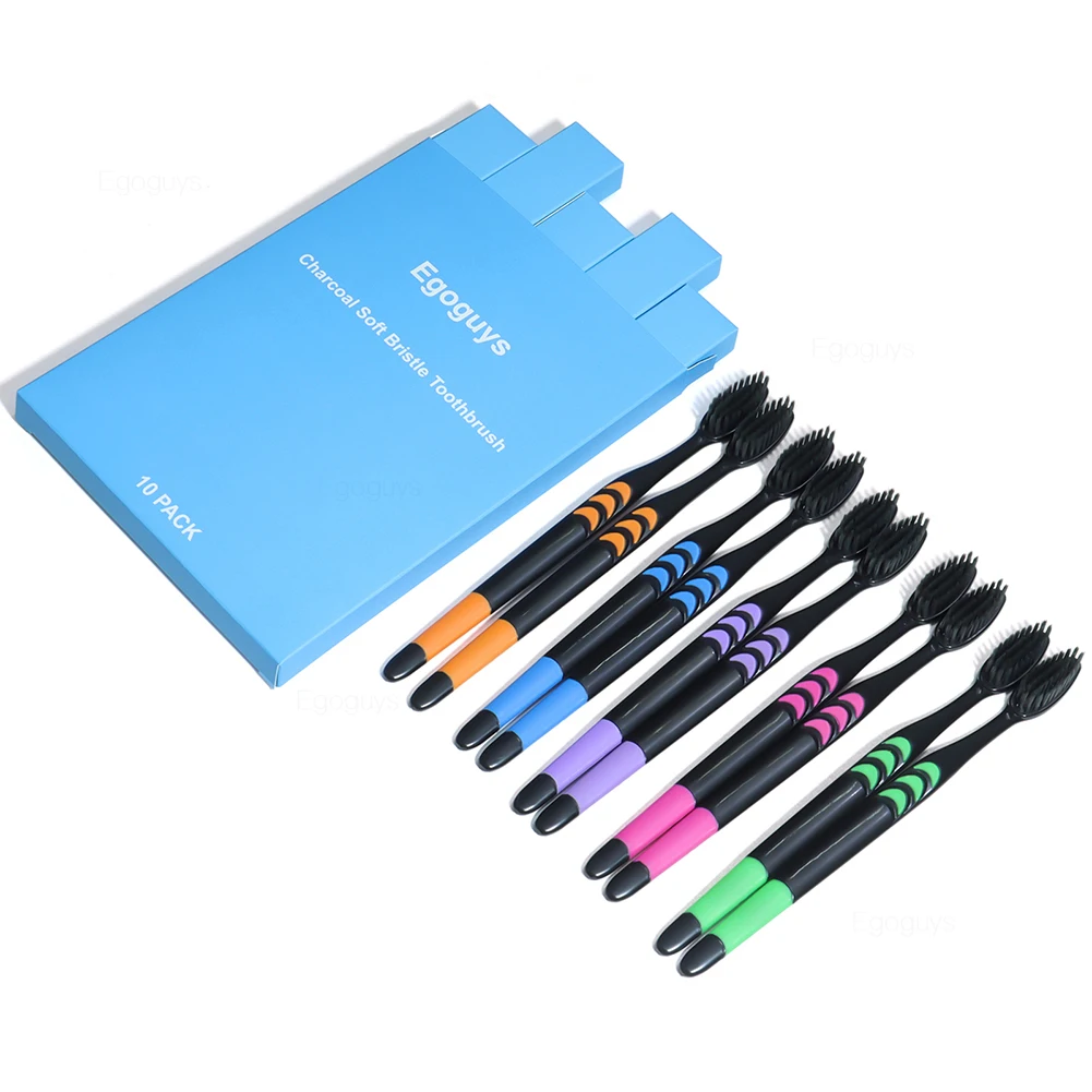 

10 шт., дорожная зубная щетка