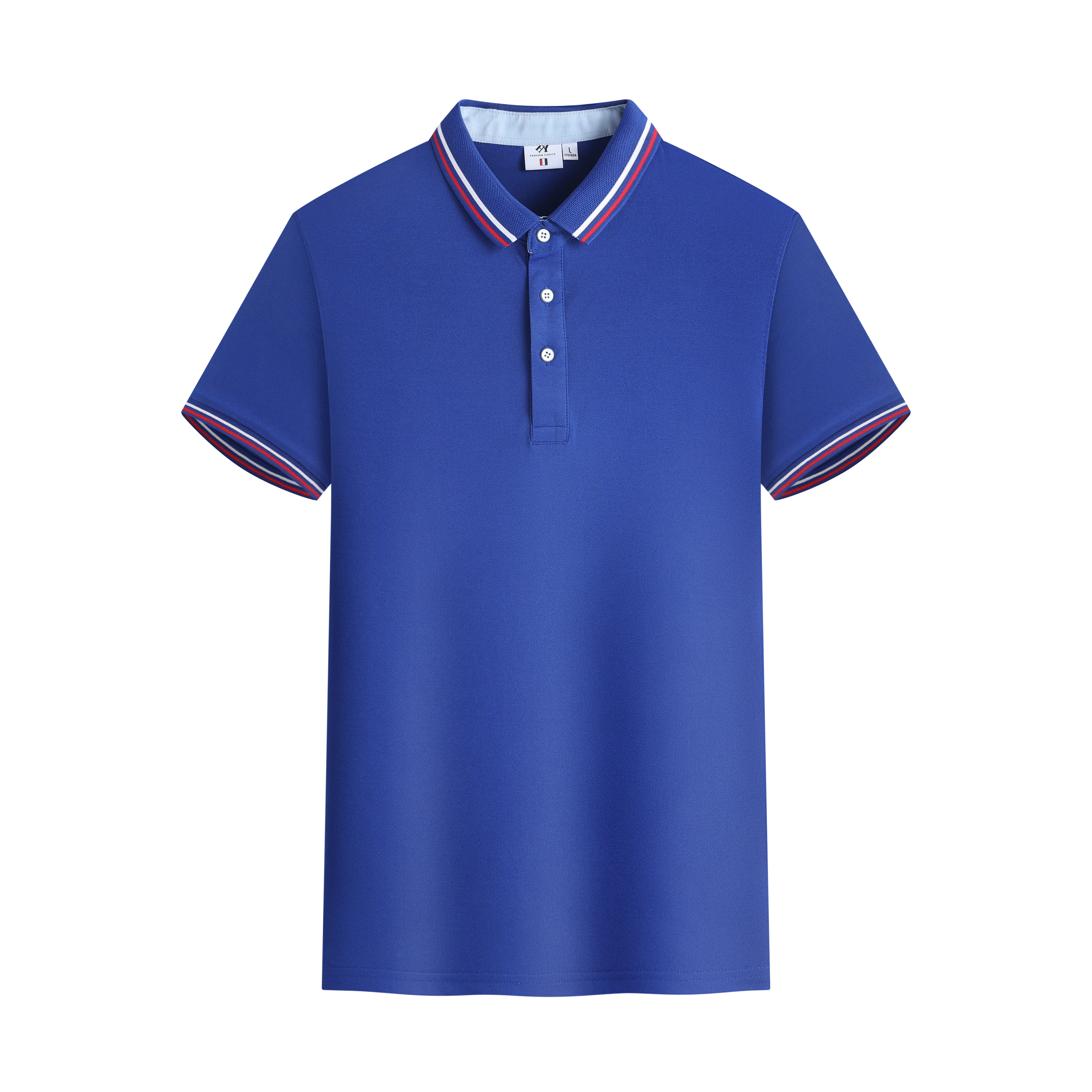 

New 2023 Summer Polyester/Spandex Men's Polo Shirt Casual Men Polos High-end Spandex Business Lapel Short Sleeve Men Polos