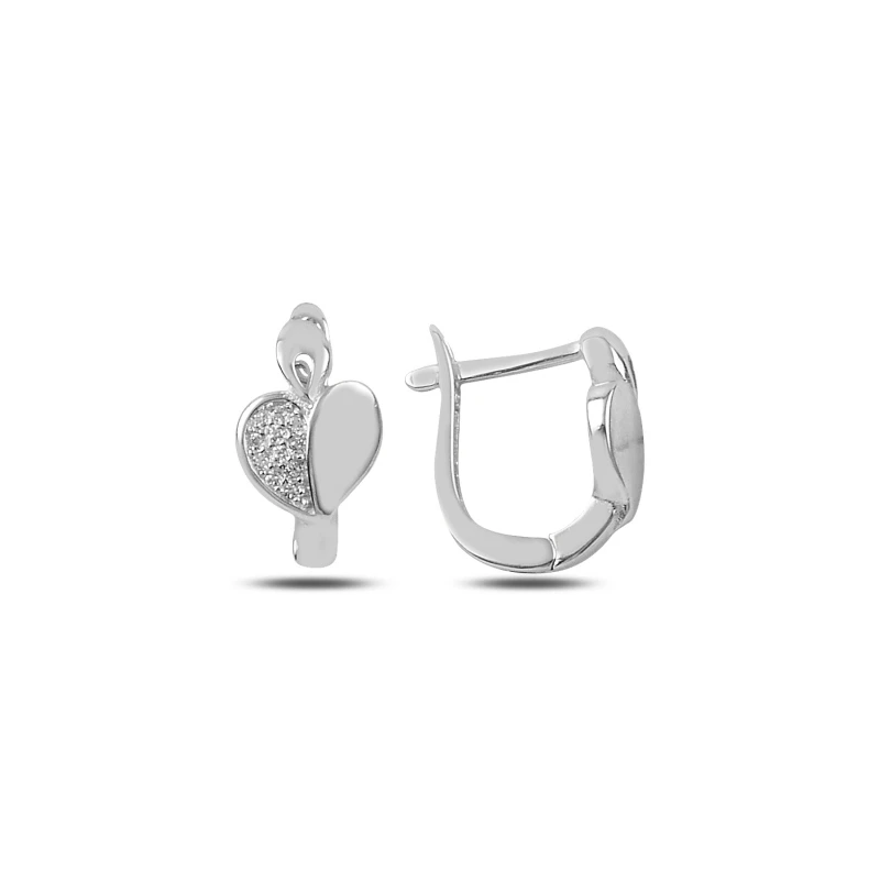 

Серебряные 925 пробы Серьги из циркония в форме сердца