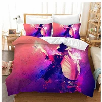 fashion michael jackson bedding set 3d printed character duvet cover set bed linens twin full queen king cartoon bed set