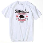 Satriale, свинина, магазин, новый костюм, Ретро стиль, Юмористическая футболка, Мужская футболка, 2018, забавная мафия, футболка с изображением персонажей сериала Клан Сопрано, Мужская футболка