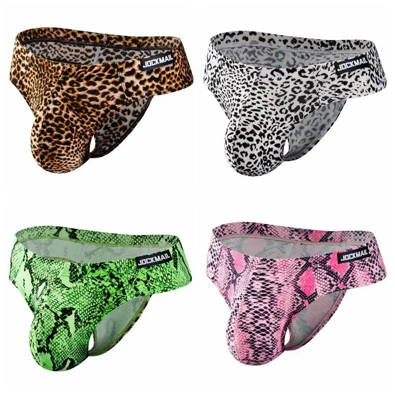 

JOCKMAIL Summer Swim Shorts Men's Beach Bikini Trunks sissy underwear Gay Sexy Home Boxer Briefs male G-string Sports Boy T-back