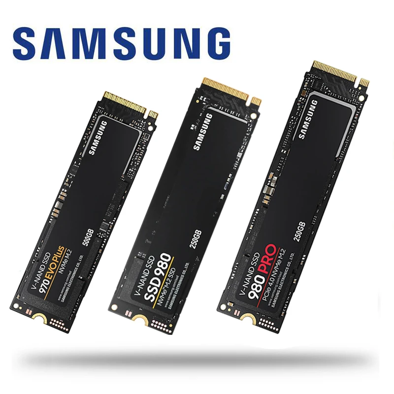 Внутренний твердотельный накопитель Samsung 970 evo plus 980PRO 980 PRO M.2 SSD 500 ГБ 1 ТБ |
