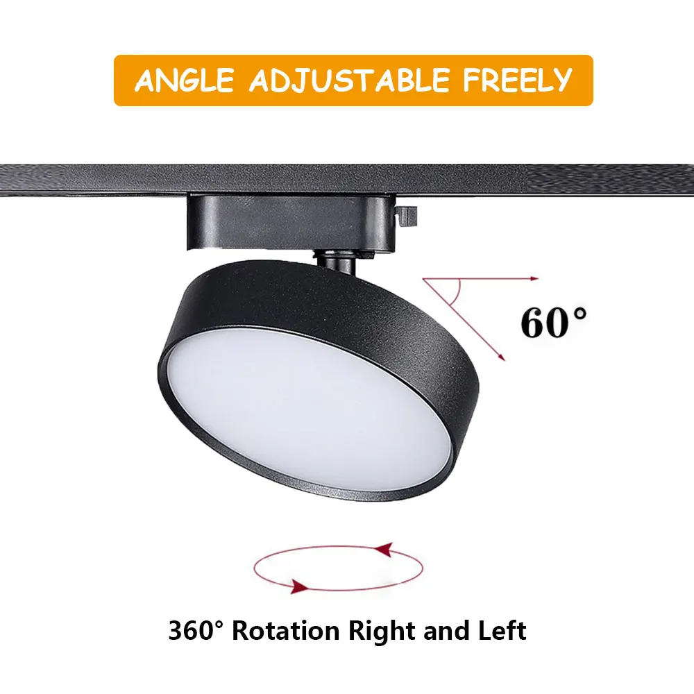 Современный внутренний Трековый светодиодный светильник потолочный с