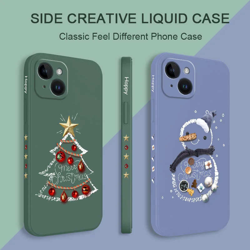 

Christmas Motifs Phone Case For iPhone 14 13 12 11 Pro Max Mini X XR XS SE2020 8 7 Plus 6 6S Plus Cover