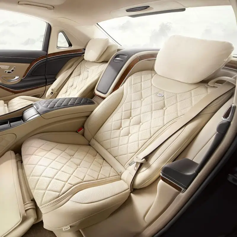 

Top Quality Car Headrest Neck Support Seat / Maybach Design S Class Soft Universal Adjustable Car Neck Pillow Waist pillow