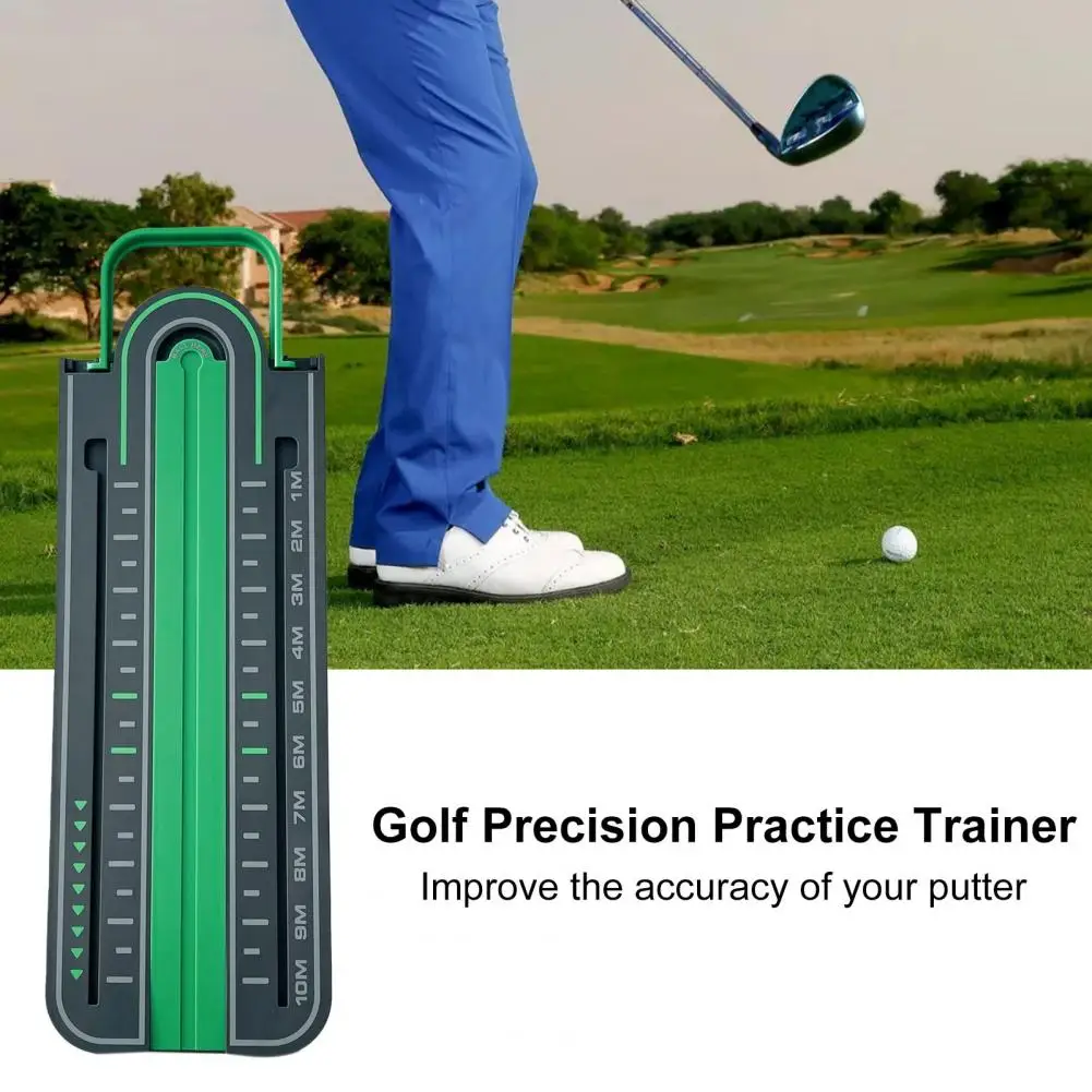 

Golf Putting Aid Portable Golf Putting Trainer Precision Distance Drill Professional Training Aid for Golf Lovers Golf Training