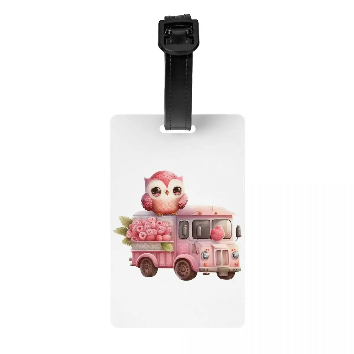 Изготовленная на заказ багажная бирка с совой чемодан конфиденциальная обложка