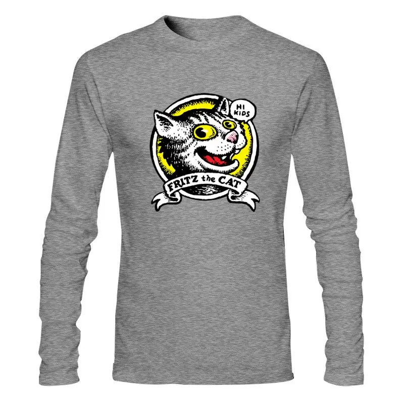 

2022 Mens Clothes Fritz The Cat Hi Men'S Men'S T-Shirt Movie R. Robert Crumb Sz S-3XL. Fitness Plus Size Tops Tee Shirt