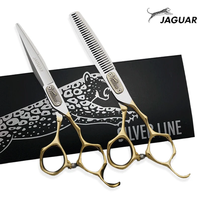 

JAGUAR Hair Scissors Professional High Quality 6.0 Inch Hairdressing Scissors Barber Scissors Cutting Thinning Set Salon Shears