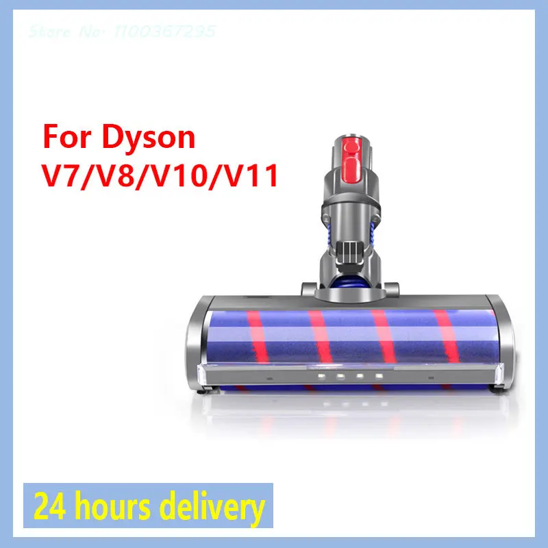 

For Dyson V6 V7 V8 V10 V11 V15 Vacuum Cleaner Soft Sweeper Roller Head Floor Brush Replacement Floor Brush Head Tool for Home