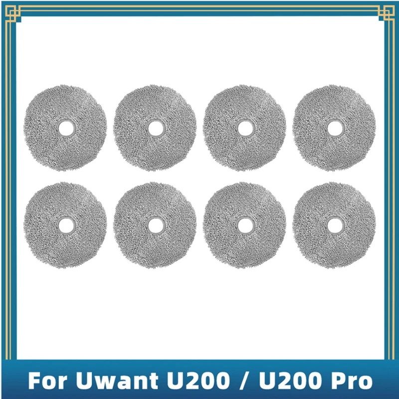 

Моющаяся Ткань для швабры для Lydsto W2 / UWANT U200, Роботизированный вакуумный очиститель, запасные части, коврик для мытья