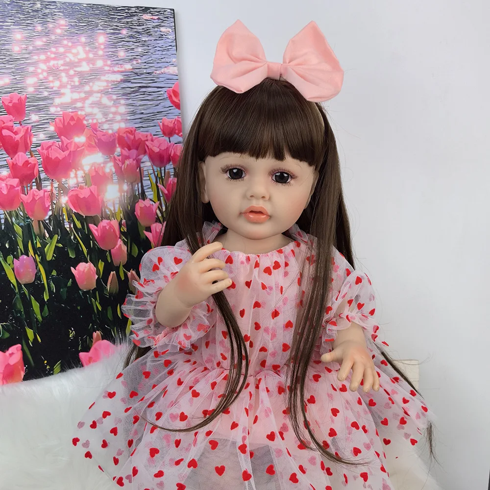 KEIUMI 55 см полностью силиконовая кукла-младенец с имитацией родов Детский пазл и