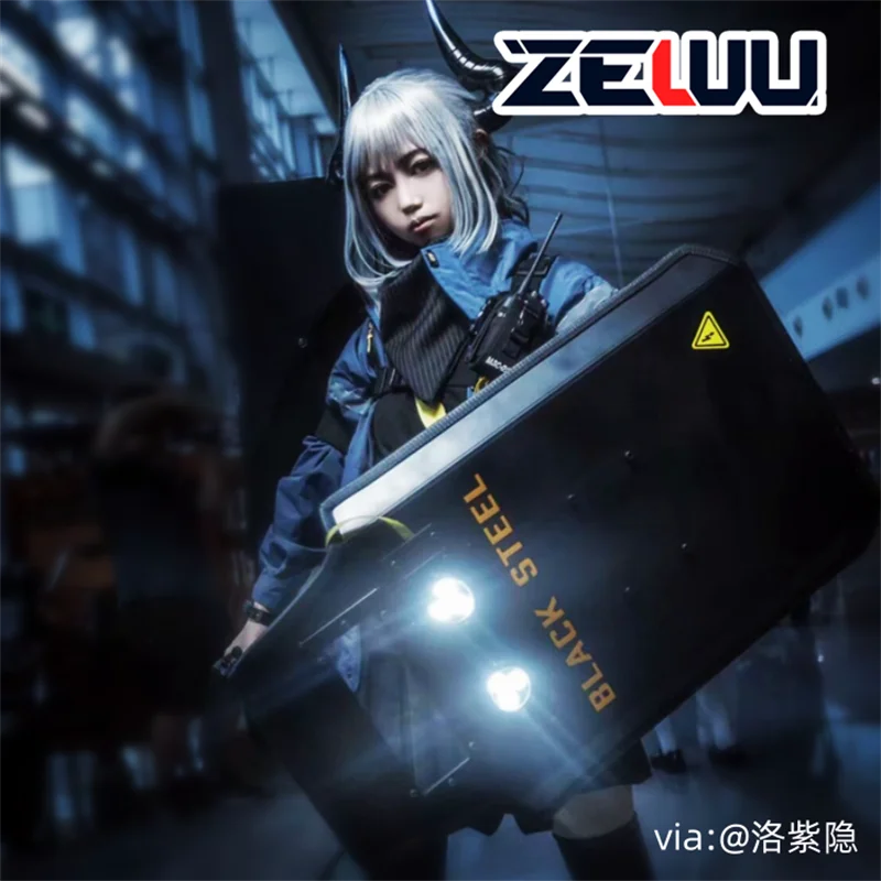 Черная сталь Liskarm Flash Shield Blize Arknights RHODES ISLAND Вентиляторы аниме-игр Косплей ABS property