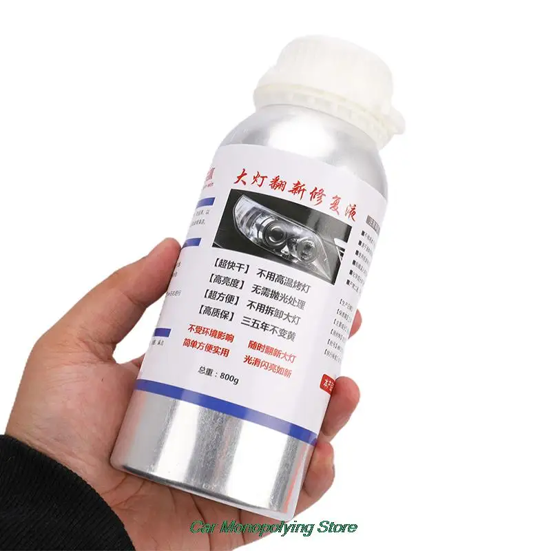 

800ml Car Headlight Repair Liquid Scratch Agent Equipment Clean