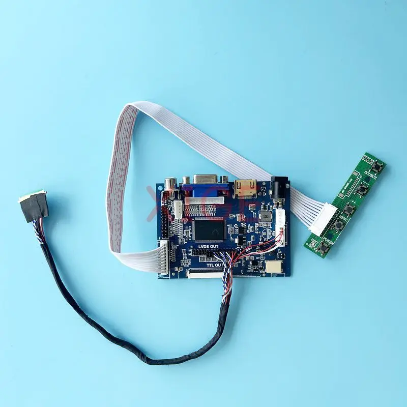 Плата контроллера для LTN133AT23 LTN133AT28, плата совместимая с HDMI ЖК-матрицей, 13,3 дюйма 1366*768, комплект для сборки «сделай сам», VGA 2AV LVDS 40 Pin