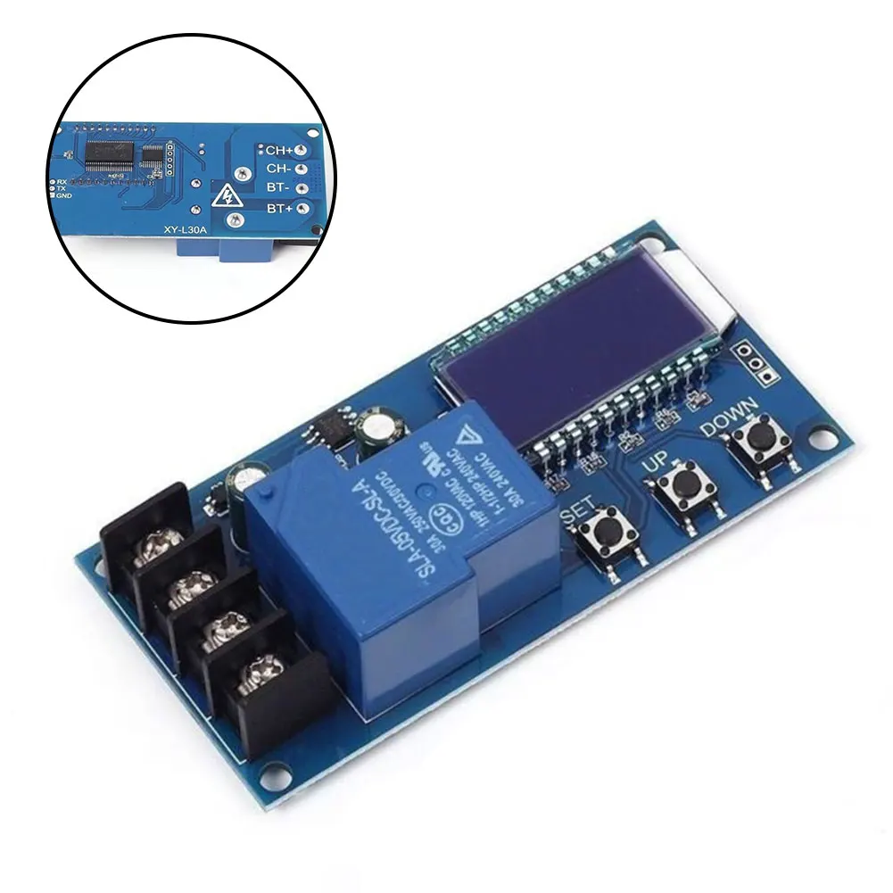 

XY-L30A Battery Charging Control Module Protection Board For DC 6V-60V 30A Direct Output Storage Lithium Battery 92.4×44.9mm