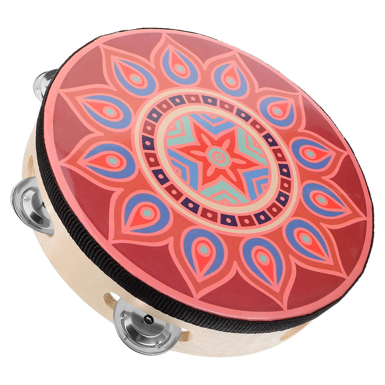 Бубен-барабан танцевальные барабаны для детей однорядные бубни