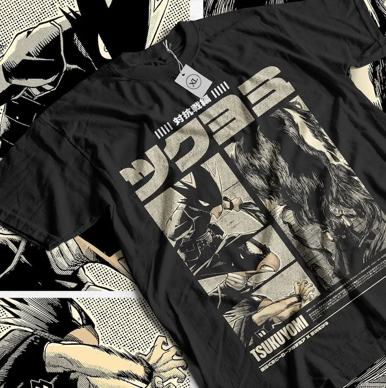 Винтажная специальная футболка аниме унисекс рубашка аниме-манга трекге для