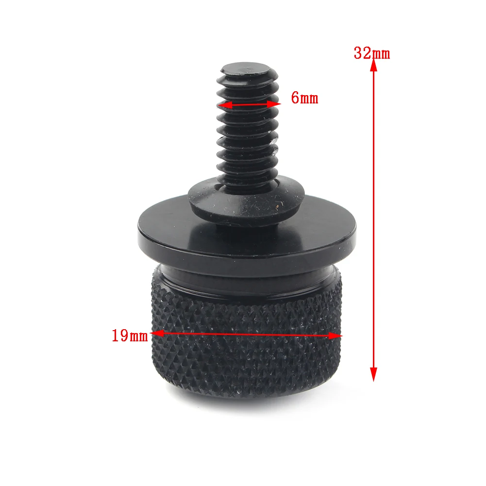 1 шт. алюминиевый 6 мм мотоцикл 1/4 дюйма болт с накаткой на заднее сиденье гайка для