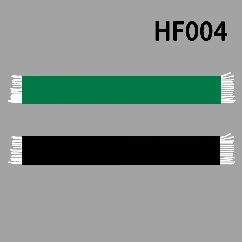 

MHFC 145*18 см размер полузеленый получерный шарф для вентиляторов двусторонний вязаный HF004