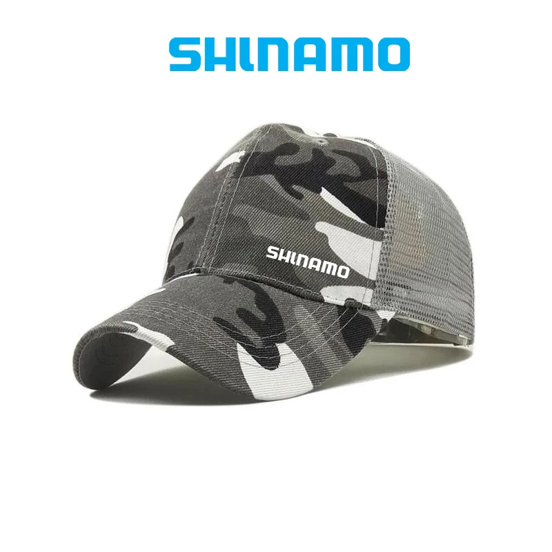 

Camouflage Fishing Caps Men's Rebound Summer Women's Hats Breathable Sports Cycling Mountaineering Shade Golf Adjustable Caps