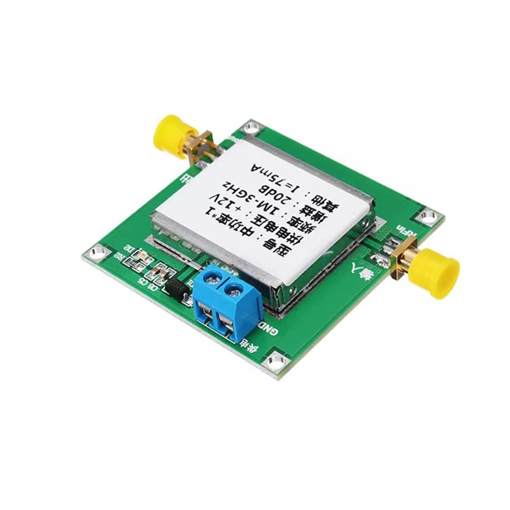 

0.01-2000MHz 2Ghz Gain 32dB Broadband Low Noise Amplifier LNA RF Amplifier Module UHF VHF HF 12V DC with Shielded Shell