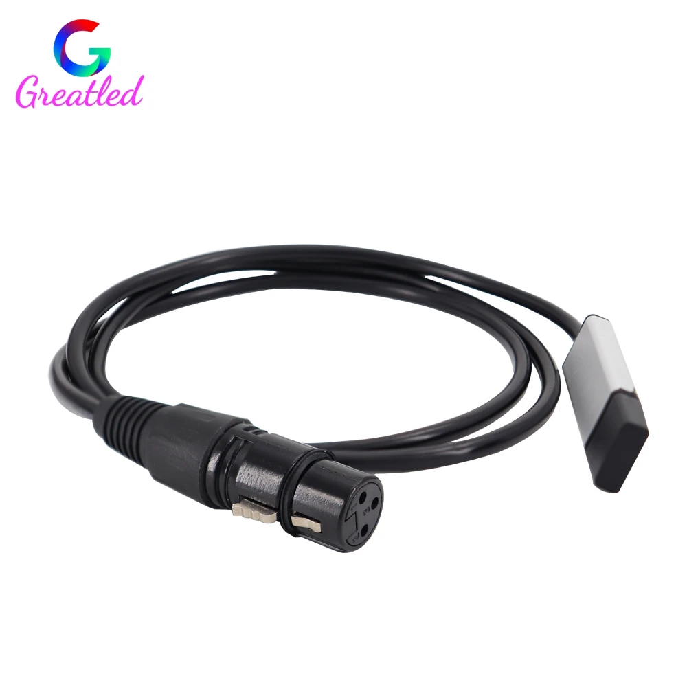 

Адаптер интерфейса USB-DMX, преобразователь контроллера сценического освещения, светодиодный DMX512, компьютерный ПК, контроллер сценического освещения, кабель диммера