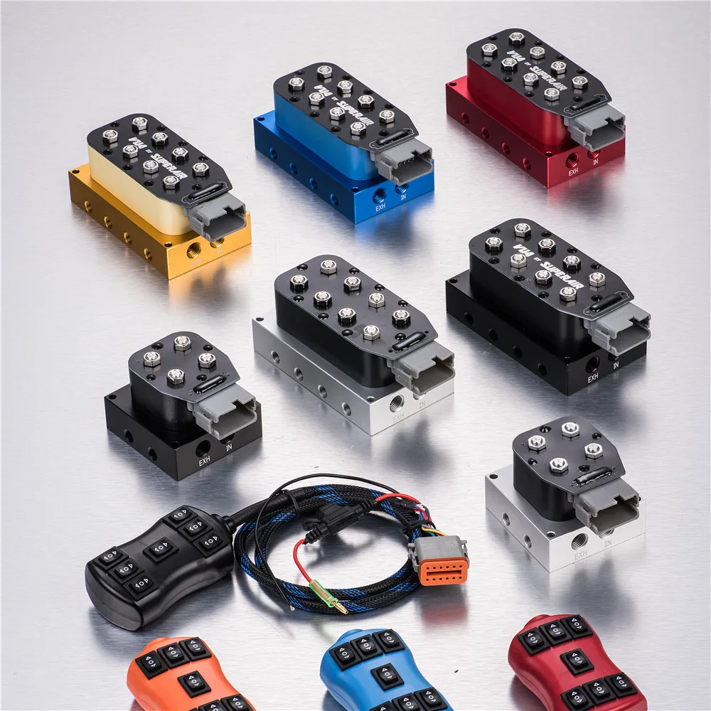 

car truck valves VU4 VU2 VU-4F 2F Ningbo huizhou qingdao ruian chengdu ride airbag vehicle Accuair air suspension manifold block