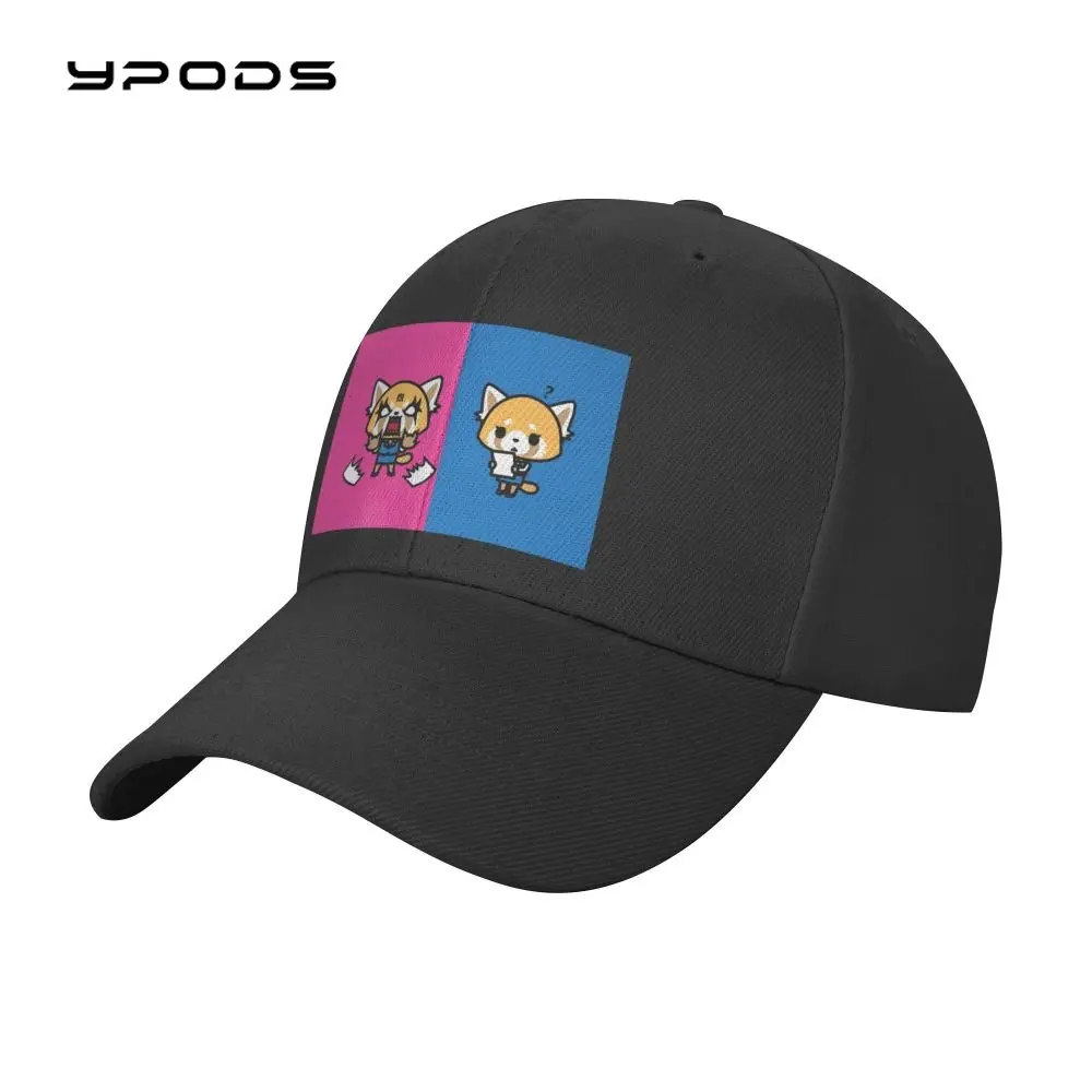 

2022 Classic Aggretsuko Fenneko Baseball Cap Adjustable Aggressive Retsuko Anime Dad Hat Hip Hop Snapback Hats Trucker Caps