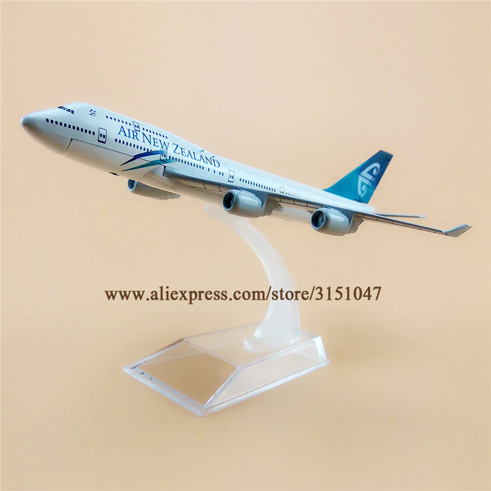 Модель самолета из металлического сплава 16 см для авиаперевозок в Новую Зеландию