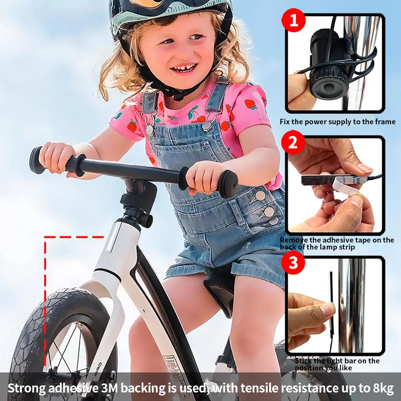 

Smart Bike Accessories Lightweight Multiple Mode Manual Bike Light Set Waterproof Mountain Bike Warning Lights Decorative Lights