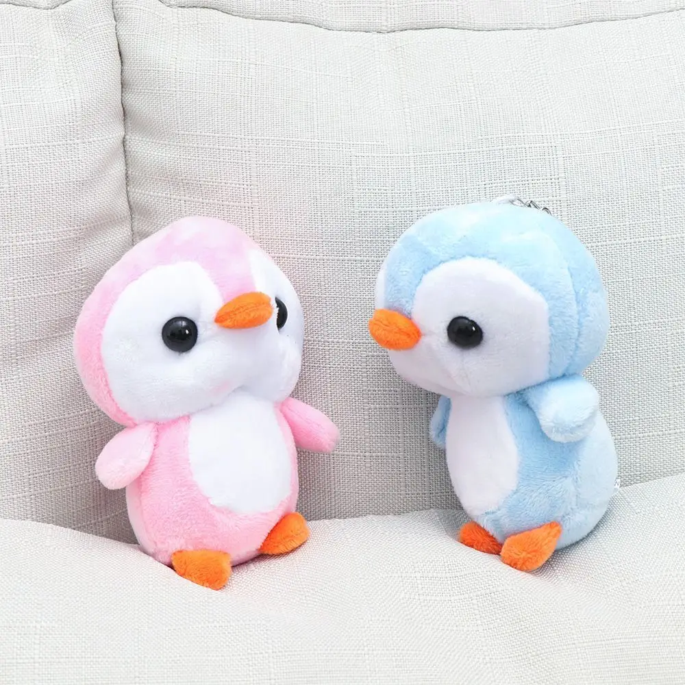 

Плюшевый цыпленок в виде мультяшного животного, пингвин, кошка, мягкая кавайная кукла, брелок в виде животного, подарок на день рождения для ...