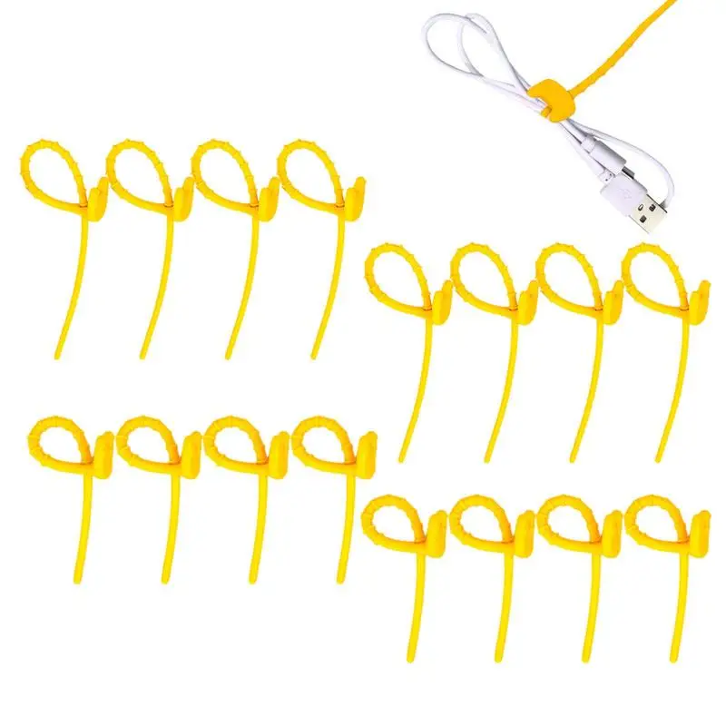 

Cable Zip Tie Flexible Cat Shape Organizer Cable Strap Locking Buckle For Data Cables Pencils Electronics Bedrooms Offices