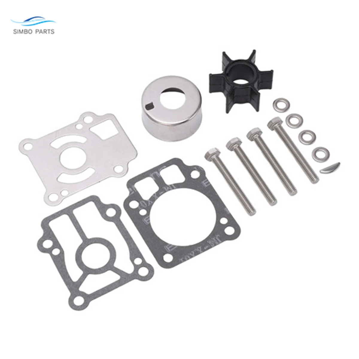 

Water Pump Impeller Kit For Tohatsu Outboard M25C3 M30A4 M40C 361-87322