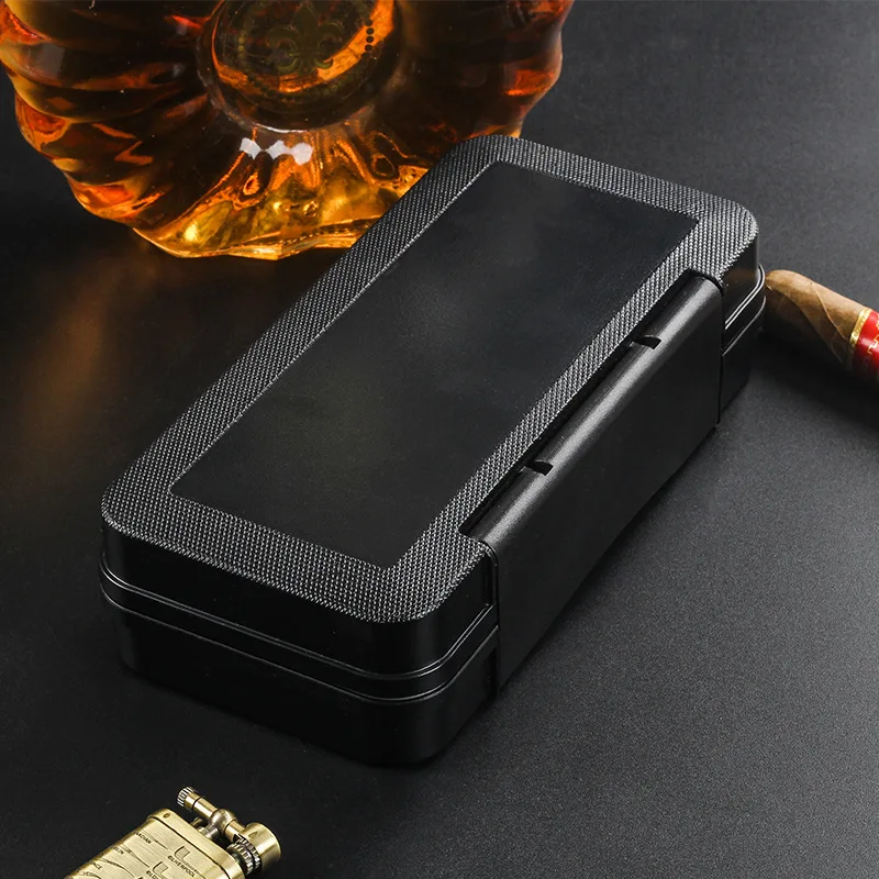 Пластиковый дорожный хьюмидор для сигар-водонепроницаемый пыленепроницаемый