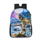 Рюкзак Howling Wolf для женщин и мужчин, модные дорожные сумки, детские школьные ранцы, портфели для ноутбука, школьные ранцы для детей