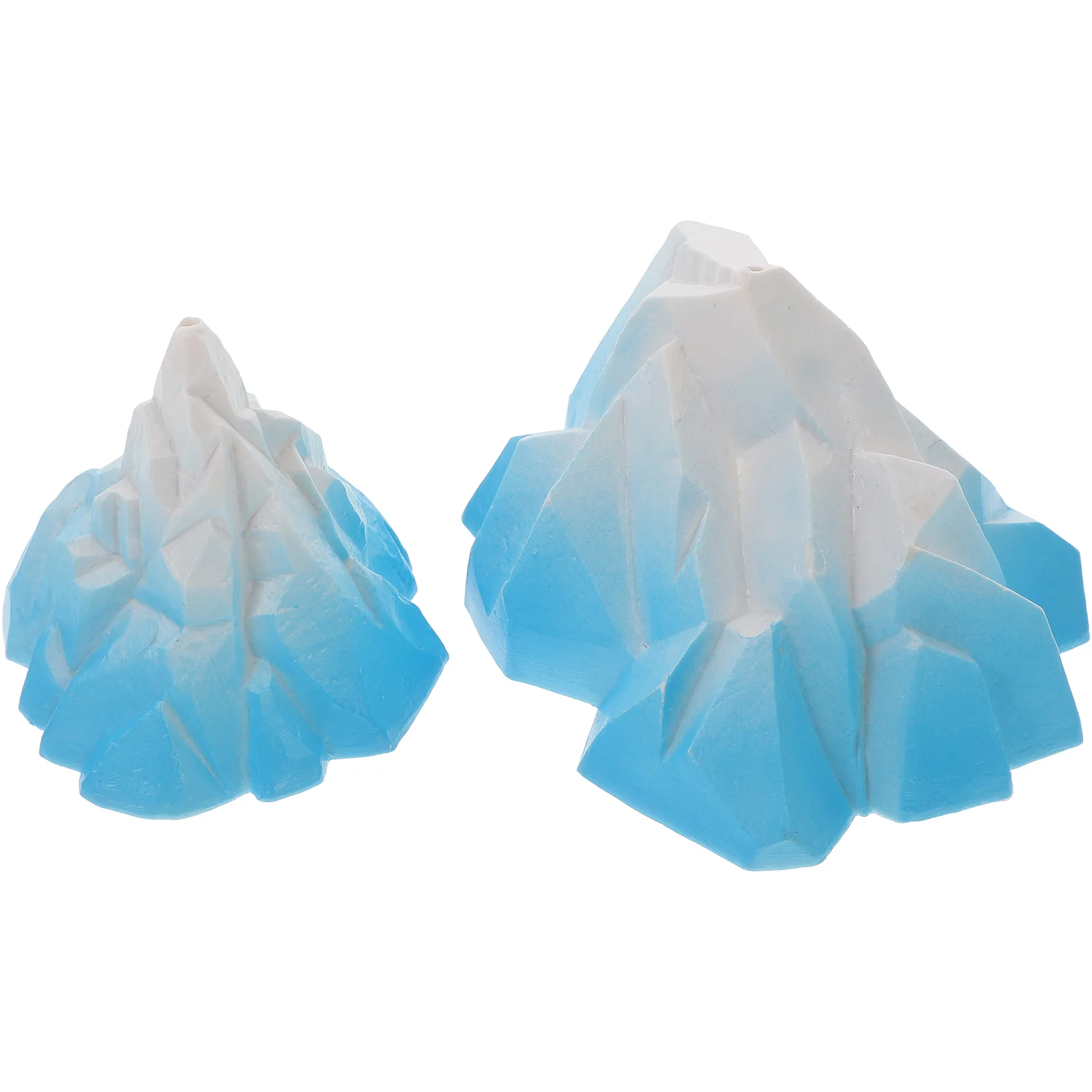 Simulated Iceberg Decoration Mini Floeberg Statue Tiny Ornament Miniature Figurine Model Decorative Animal Figurines