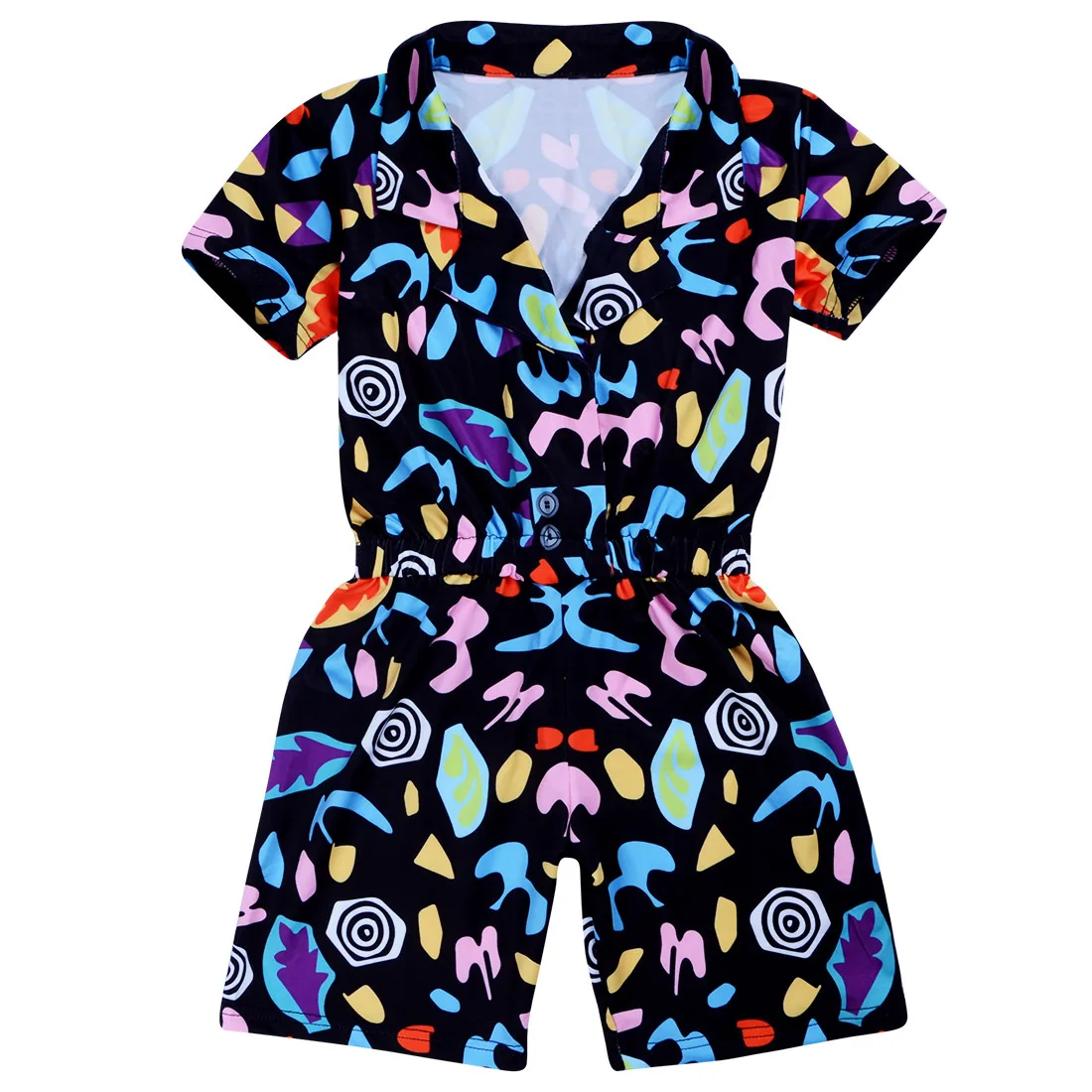 Stranger Things Cosplay Costume Baby Girls Jumpsuit Halloween Role Play Short Sleeve Dress Jumpsuit