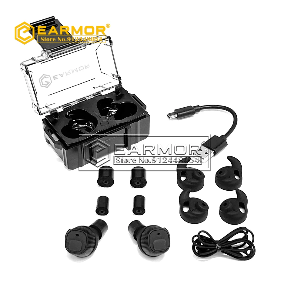 Pаспродажа Наушники EARMOR M20 MOD3 электронные, набор наушников, с шумоподавлением, NRR22db